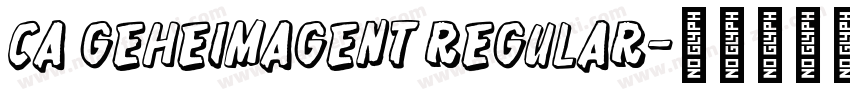 CA Geheimagent Regular字体转换